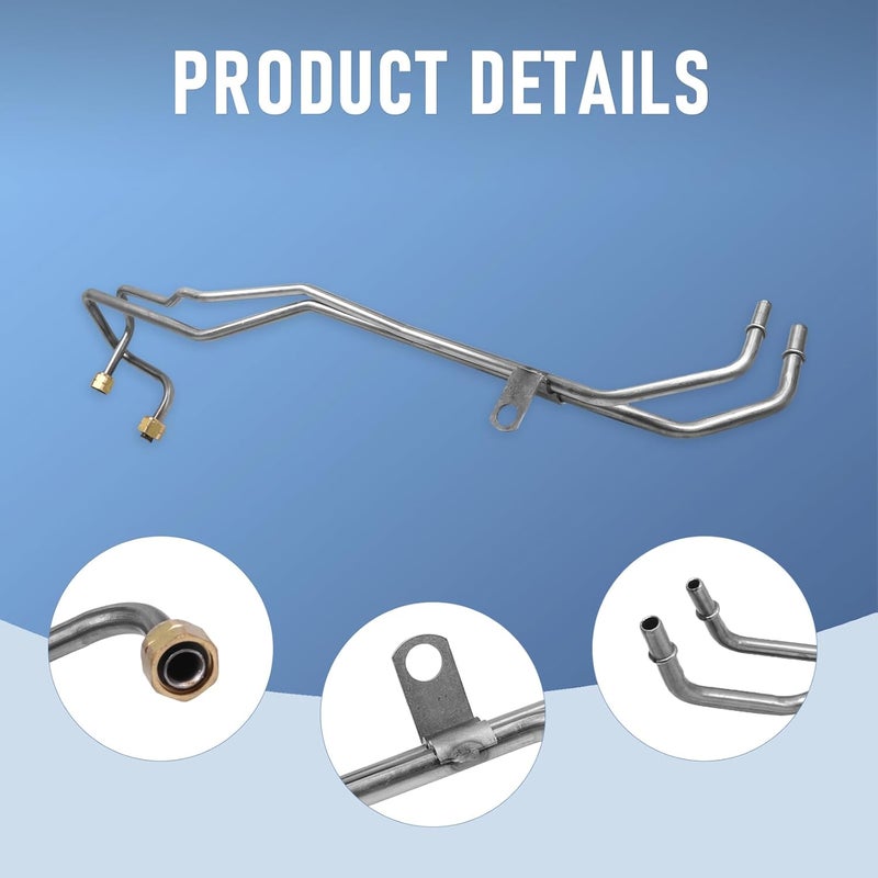 RALBDX Diesel Fuel Supply & Return Line Assembly Compatible With 1998 1999 2000 2001 2002 2003 Ford Powerstroke V8 7.3L Replaces F81Z-9J338-NA (3381-OE) - Image 5